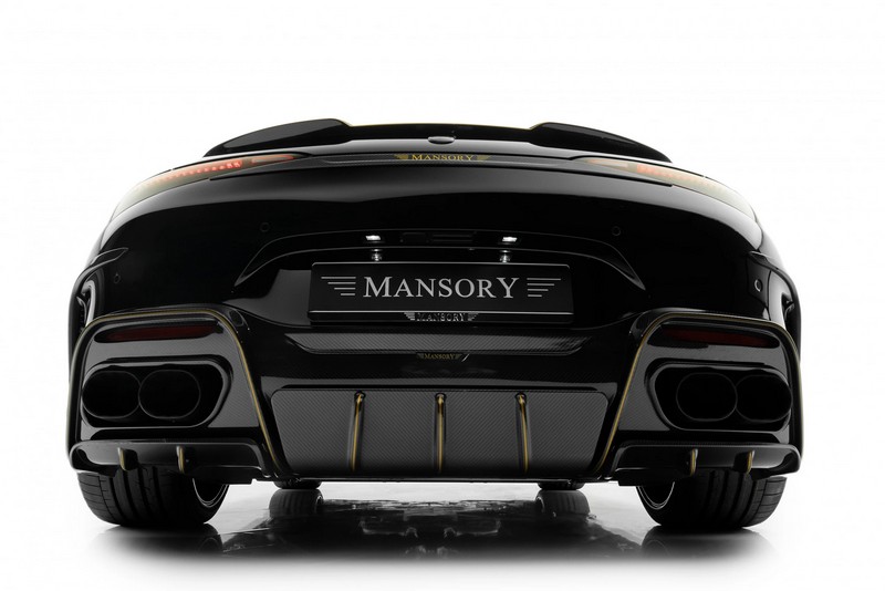 Rear Hatch Panel with Silver MANSORY Logo for Mercedes Benz AMG SL63