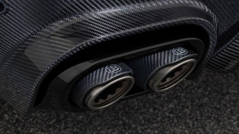 BRABUS Valve Controlled Sports Exhaust System with Carbon Titanium Tailpipes for GLE-Class V167 AMG GLE 63