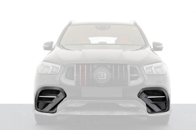 Carbon Front Fascia Attachments with LEDs for 2023 GLE 63 - Image 2