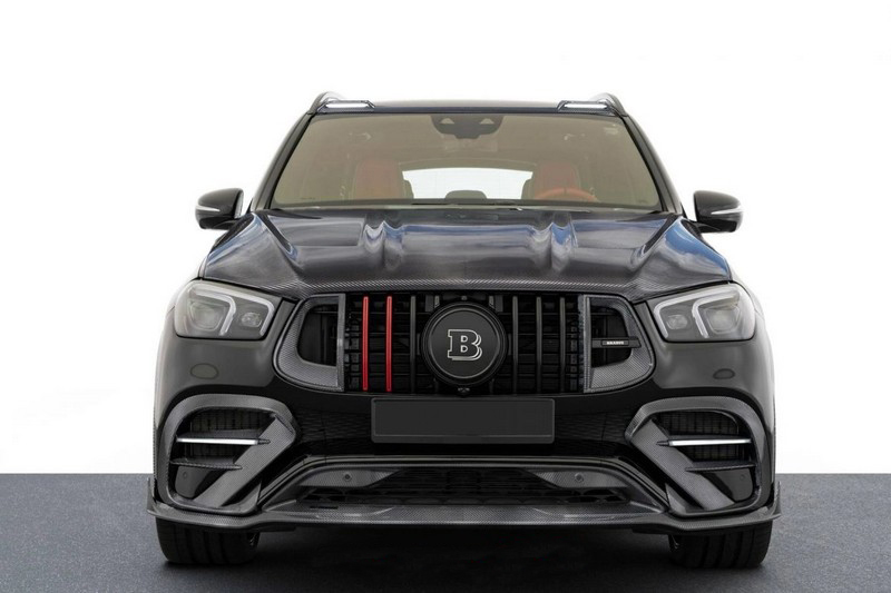 Carbon Front Fascia Attachments with LEDs for 2023 GLE 63