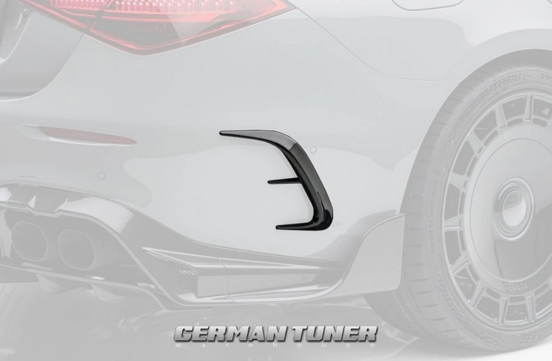 Carbon Air Outtake Splitter for Rear Bumper fits 2023 S63 AMG W223 - Image 3