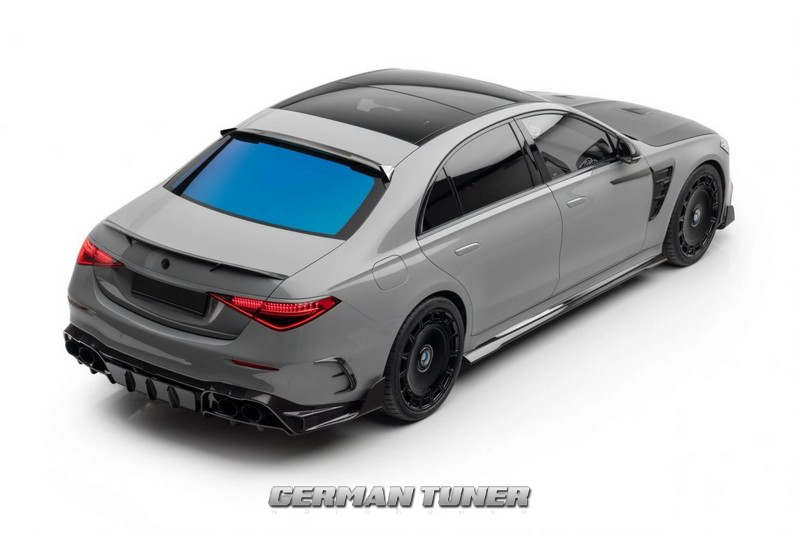 Carbon Air Outtake Splitter for Rear Bumper fits 2023 S63 AMG W223 - Image 2
