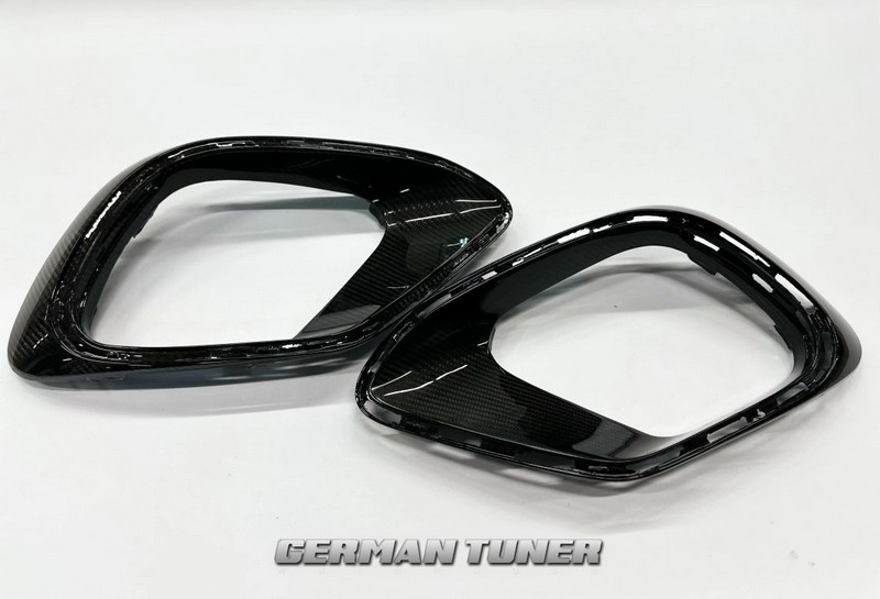 Carbon Front Fascia Inserts AMG Design (For 63 Bumper) fits 2023 S63 AMG W223