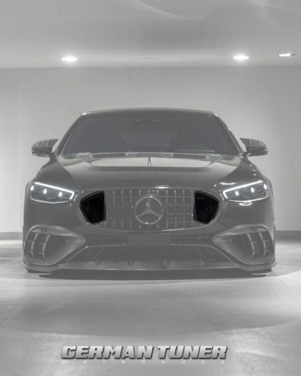 Carbon Front Grill Bullhorns (for 63 Bumper) fits 2023 S63 AMG W223