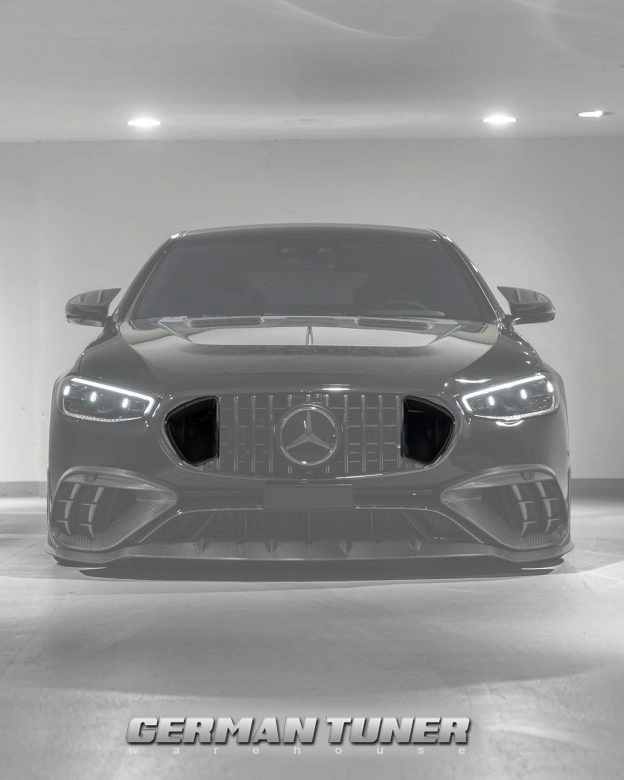 Carbon Front Grill Bullhorns (for 63 Bumper) fits 2023 S63 AMG W223