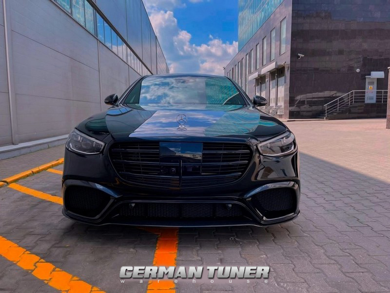 Carbon Front Spoiler F1 Edition Design for 2023 S63 AMG W223 - Image 4
