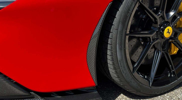 Novitec Carbon Front Bumper Attachment Lateral for Ferrari SF90 Stradale & Spider - Image 3