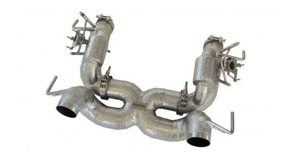 Novitec Inconel Exhaust System (Gold-Plated) w/ Flap Regulation for Ferrari SF90