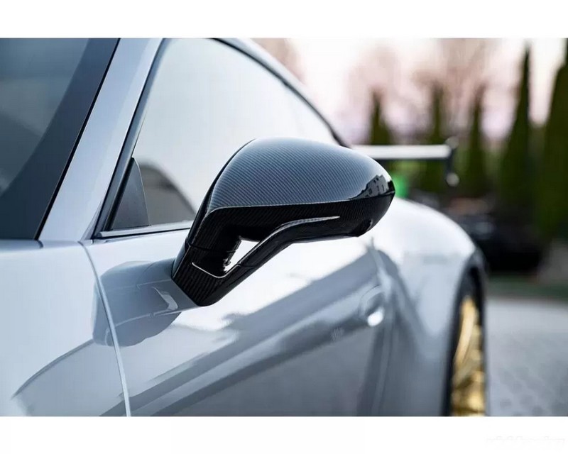 TechArt Carbon Glossy Sport Mirror RHD for 992 Carrera | Targa | Turbo 2020+ - Image 2