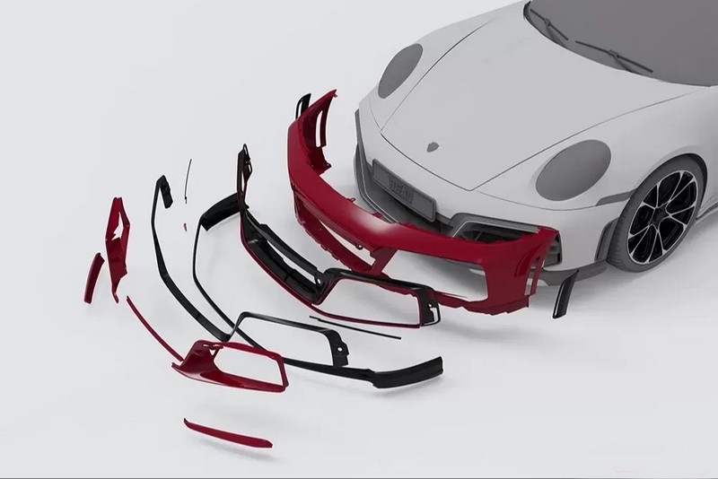 TechArt Front Apron for 992 Turbo | Turbo S 2020+ - Image 3