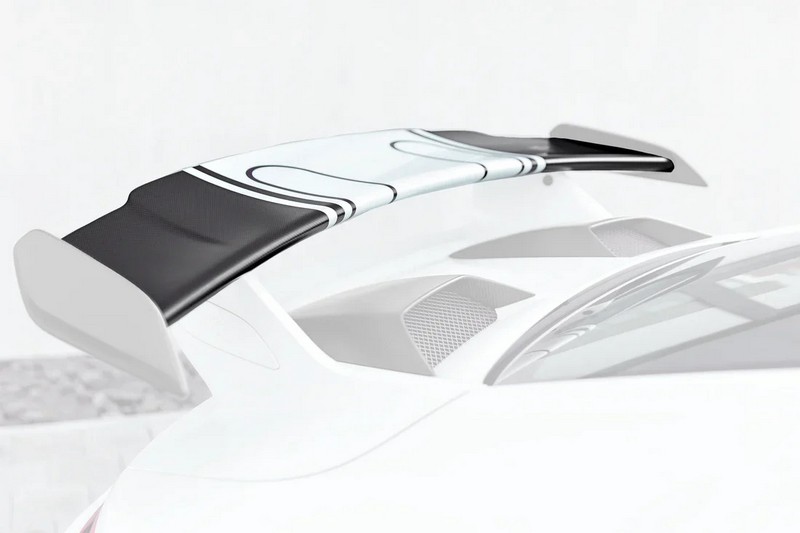 TechArt Rear Spoiler Profile in Carbon Fiber for Porsche 911 (991.2) GT3 - Image 5
