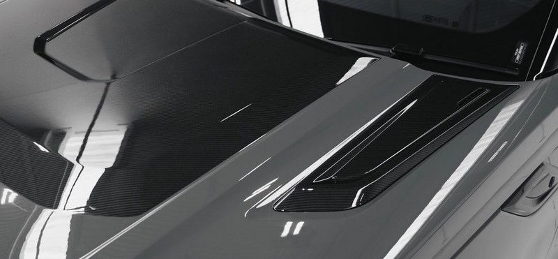 Urban Semi-Visual Carbon Fiber Vented Powerdome Hood – Range Rover Sport L461