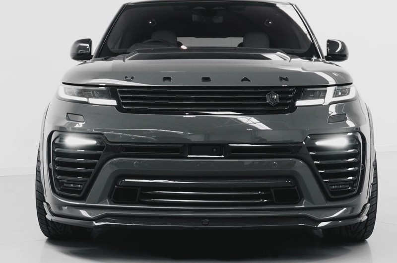 Urban Visual Carbon Fiber Matrix Front Upper Grille for Range Rover Sport L461