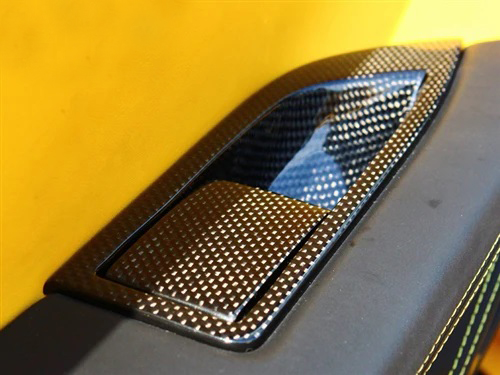 AutoTecknic Carbon Fiber Interior Door Handle Set for Ferrari 458 Italia/ 458 Spider