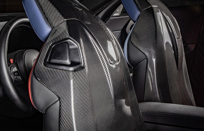 AutoTecknic Dry Carbon Full Seat Back Cover Set for BMW F91/ F92 M8 - Image 3