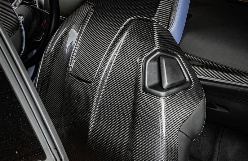 AutoTecknic Dry Carbon Full Seat Back Cover Set for BMW F91/ F92 M8 - Image 2