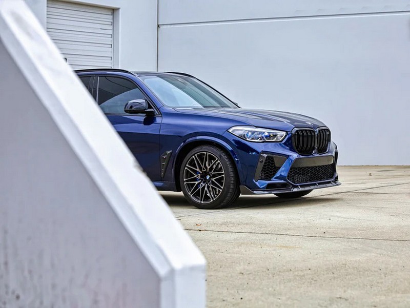 AutoTecknic Performance Dry Carbon Front Lip Set for BMW F95 X5M - Image 7