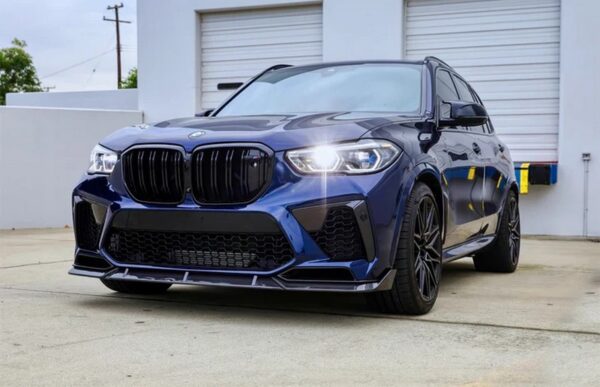 AutoTecknic Performance Dry Carbon Front Lip Set for BMW F95 X5M