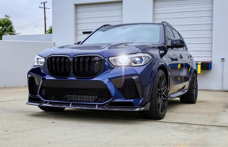 AutoTecknic Performance Dry Carbon Front Lip Set for BMW F95 X5M