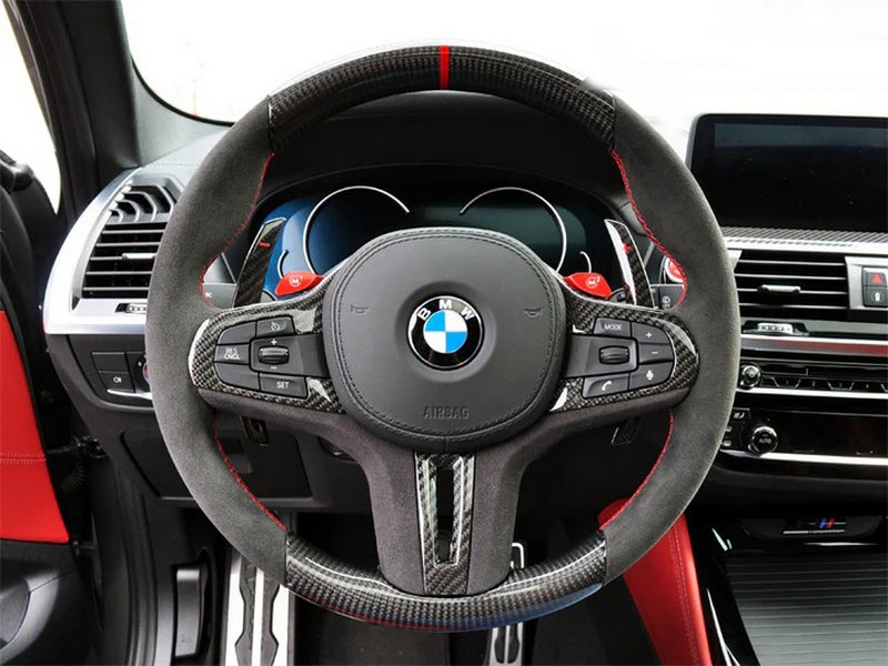 AutoTecknic Replacement Carbon Steering Wheel for BMW G8X M2/ M3/ M4 - Image 4