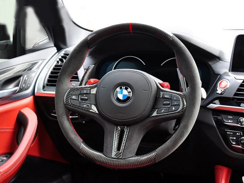 AutoTecknic Replacement Carbon Steering Wheel for BMW G8X M2/ M3/ M4 - Image 5