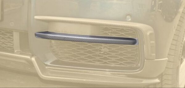 Mansory Air Intake Splitter Cover for Rolls-Royce Cullinan (2-Piece Set, Glossy Carbon Fiber)