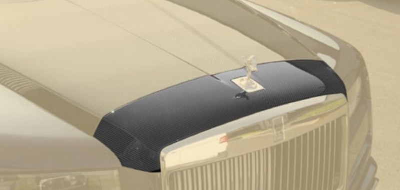 Mansory Front Grille Frame – Exposed Visible Carbon Fiber (Primed Without Clear Coat) - Image 2