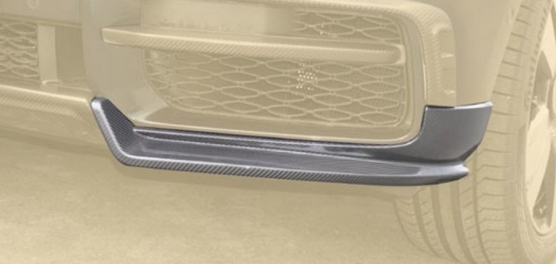 Mansory Front Lip for Rolls-Royce Cullinan (2-Piece Set, Visible Carbon Fibre)