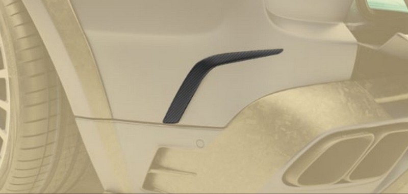 Mansory Rear Bumper Splitter for Rolls-Royce Cullinan – Visible Carbon Fiber