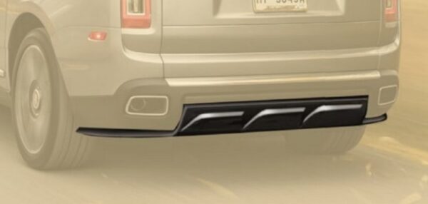 Mansory Rear Diffuser for OEM Rear Bumper – Visible Carbon Fiber