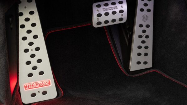 BRABUS Aluminum Pedal Pads for Porsche 911 Turbo