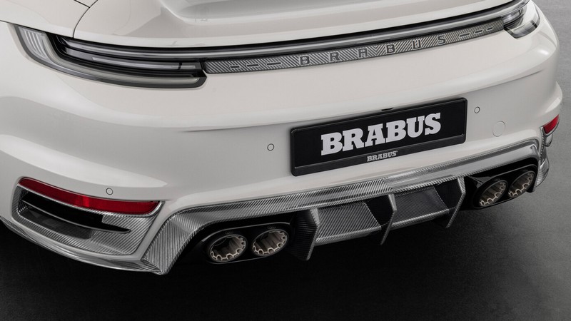BRABUS Carbon Rear Diffuser for Porsche 911 Turbo S