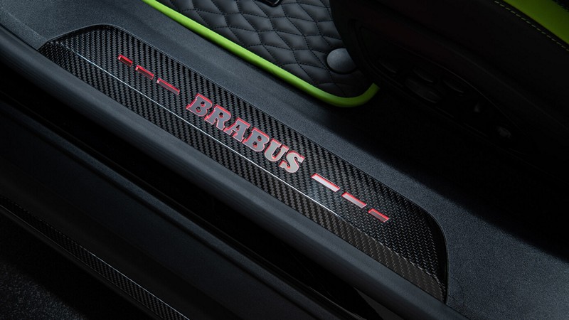 BRABUS Carbon Scuff Plates for Porsche Taycan