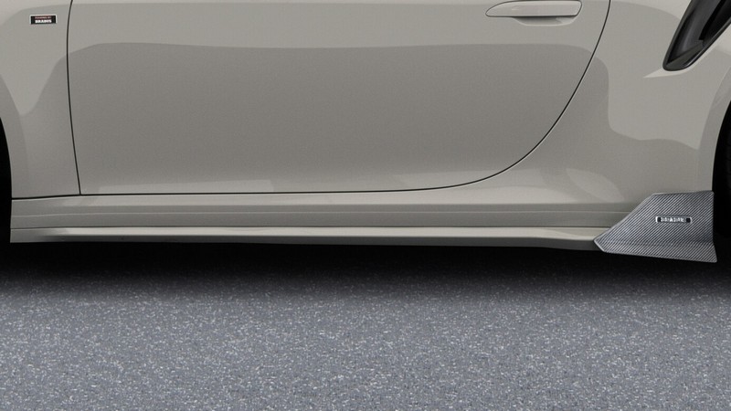 BRABUS Carbon Side Skirt Attachments for Porsche 911 Turbo S