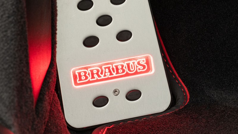 BRABUS Illuminated Foot Rest for Porsche 911 Turbo