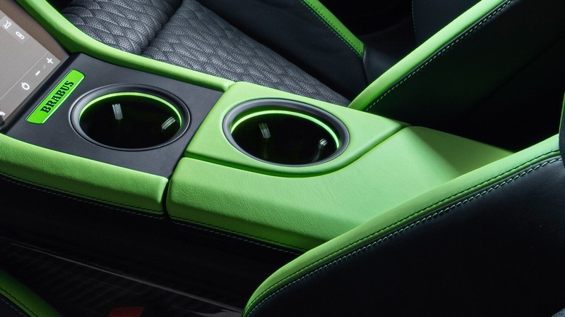 BRABUS Leather Front Armrest for Porsche Taycan