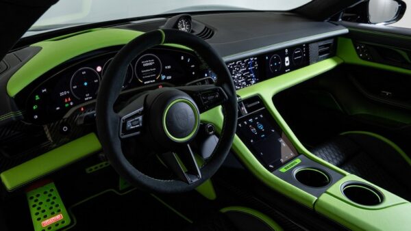 BRABUS Leather Steering Wheel Rim for Porsche Taycan