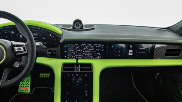 BRABUS Leather Upper Section of Dashboard for Porsche Taycan