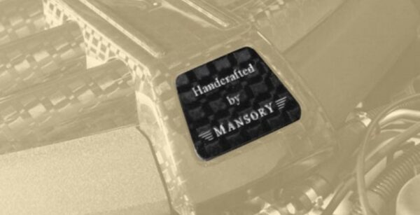 MANSORY Emblem for Engine Cover with Engraved Logo