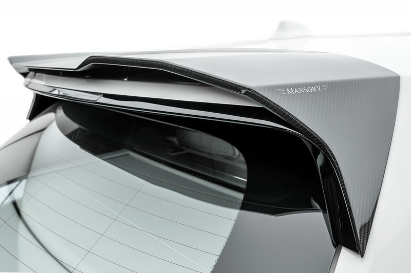 Mansory Roof Spoiler – Exposed Visible Carbon Fiber for Rolls-Royce Cullinan