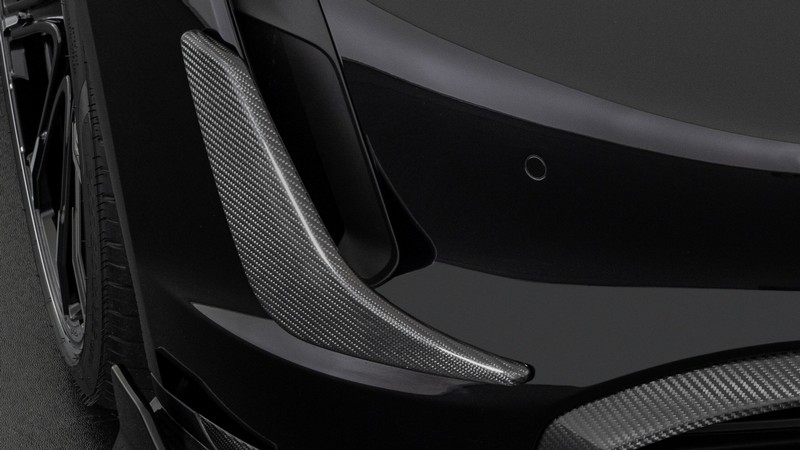 BRABUS Carbon Front Fascia Attachments for Porsche Taycan