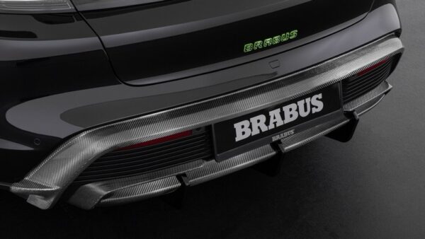 BRABUS Carbon Rear Skirt Attachment for Porsche Taycan