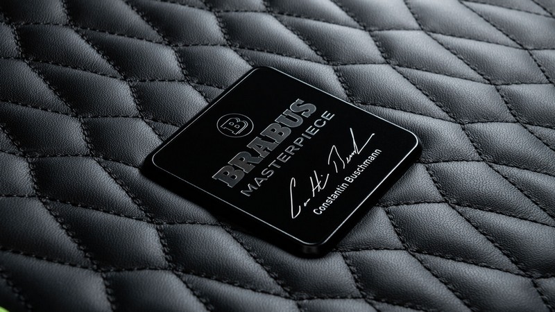 BRABUS Leather Floor Mats Quilted for Porsche Taycan
