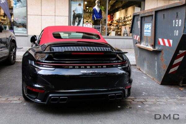 DMC Carbon Fiber Rear Spoiler fits the OEM Porsche 992 Turbo S Coupe & Cabriolet