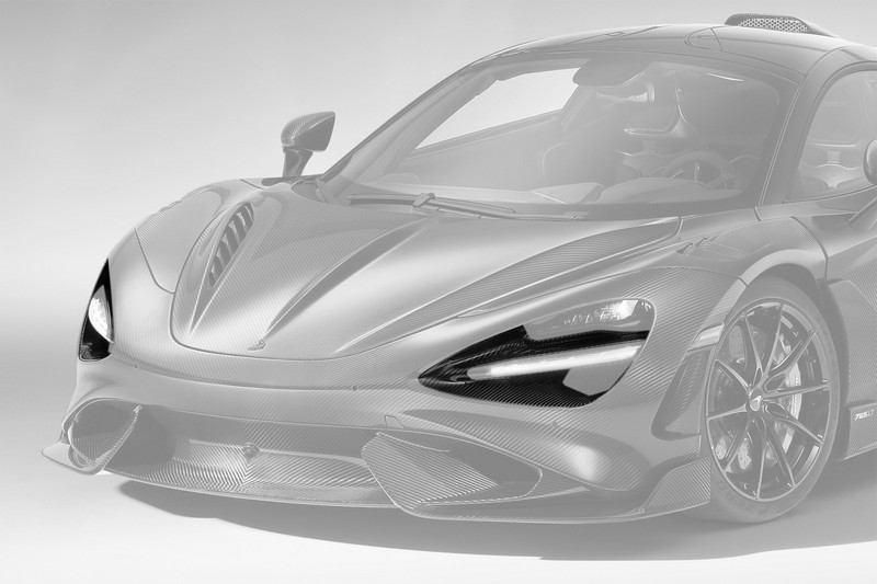 TopCar Visible Carbon Headlight Air Vents (2-Piece, 6 Elements) for McLaren 765LT Coupe - Image 2