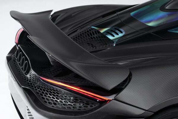 TopCar Visible Carbon Performance Wing (1-Piece, 3 Elements) for McLaren 765LT Coupe