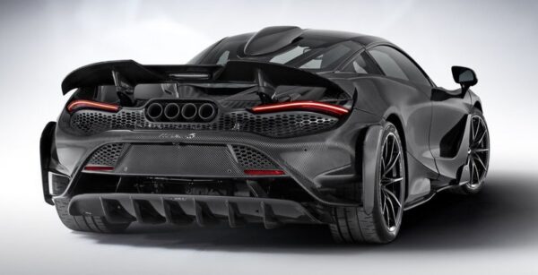 TopCar Visible Carbon Rear Bumper Side Vents (2-Piece) for McLaren 765LT Coupe