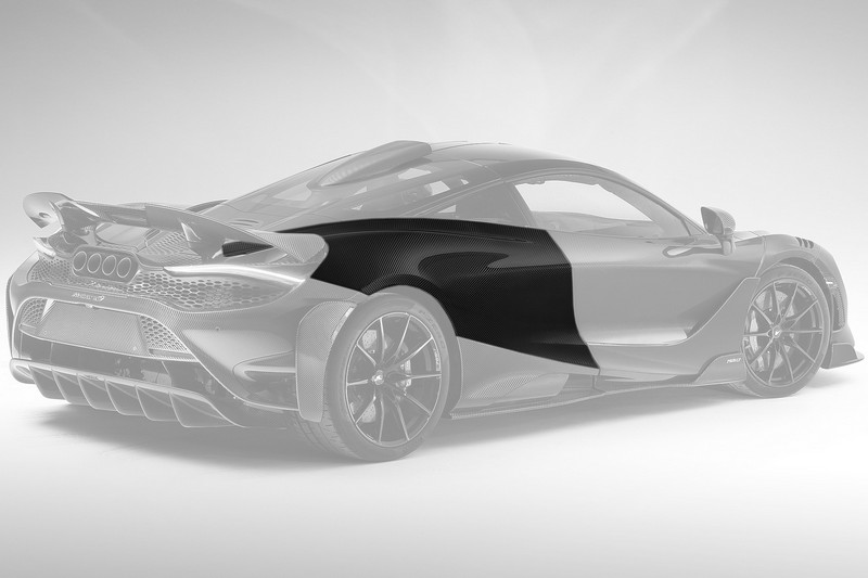 TopCar Visible Carbon Rear Fenders (2-Piece, 6 Elements) for McLaren 765LT Coupe - Image 2