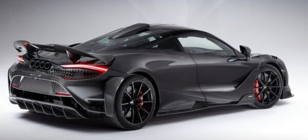 TopCar Visible Carbon Rear Fenders (2-Piece, 6 Elements) for McLaren 765LT Coupe