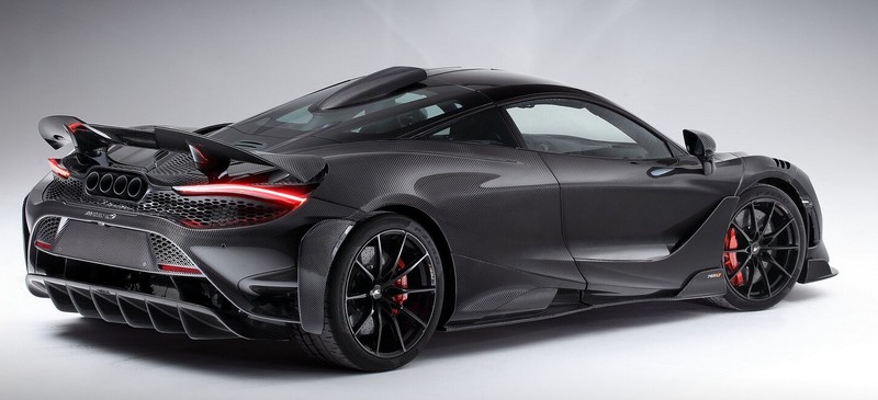 TopCar Visible Carbon Rear Fenders (2-Piece, 6 Elements) for McLaren 765LT Coupe